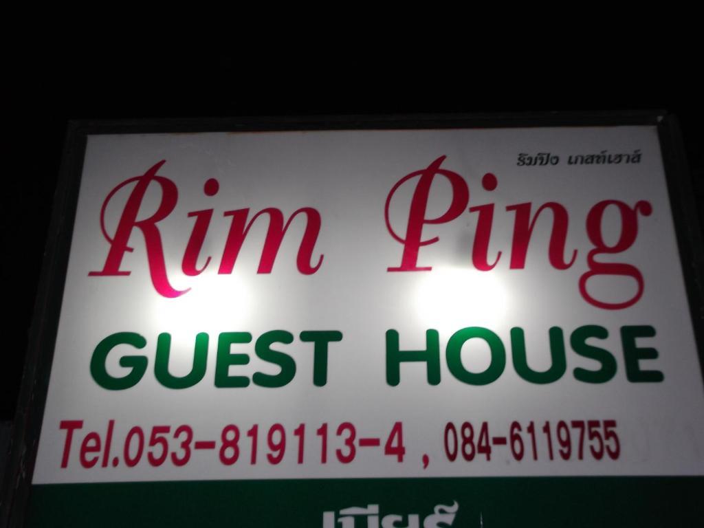 Rim Ping Guest House Csiangmaj Kültér fotó